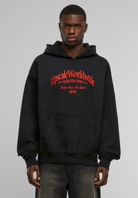 Upscale by Mister Tee - WORLD WIDE HEAVY - Sportinis megztinis - black Miniatiūros vaizdas 1