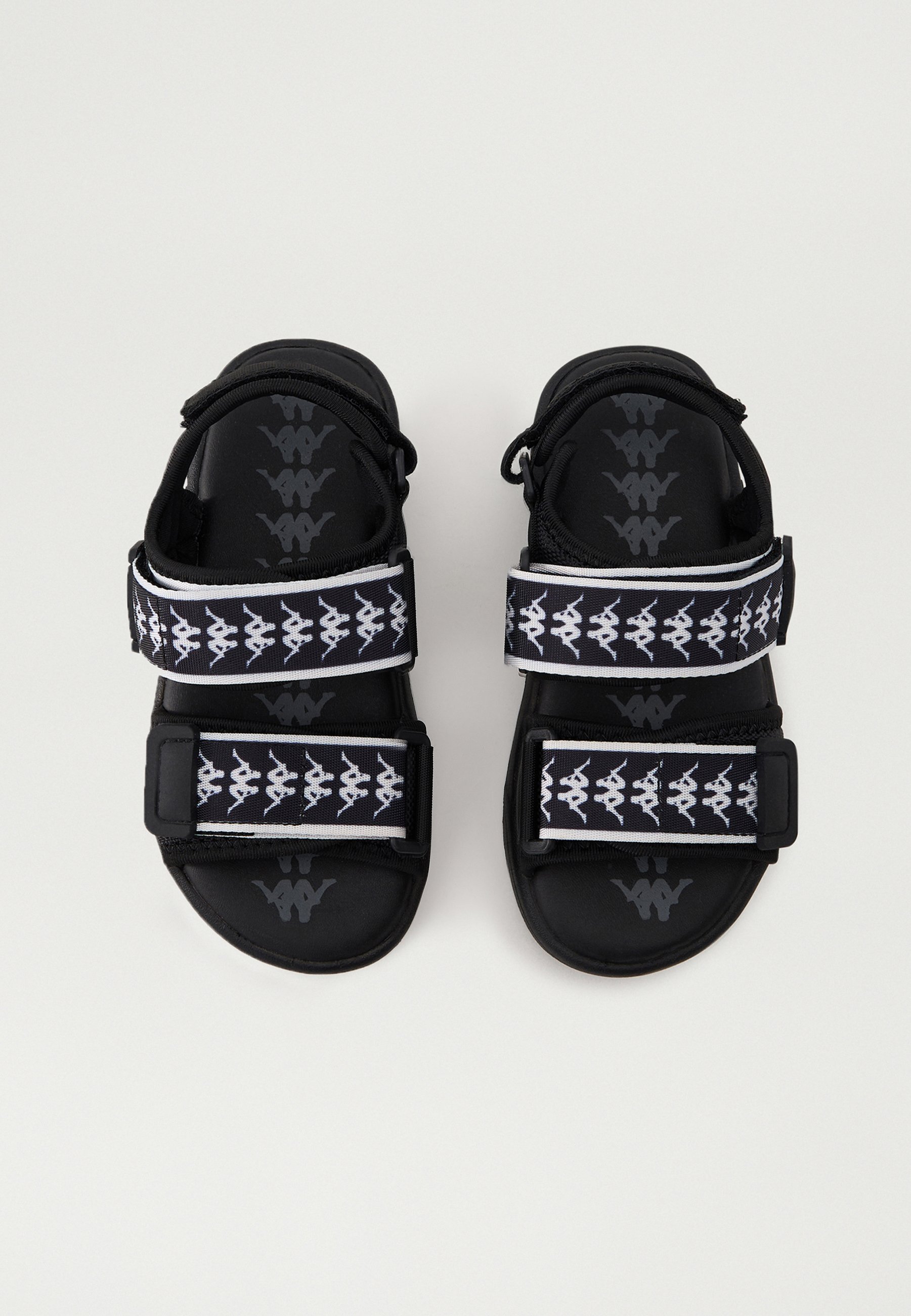 Kappa 222 BANDA ASTER 7 KID UNISEX - Sandals - black/white/white