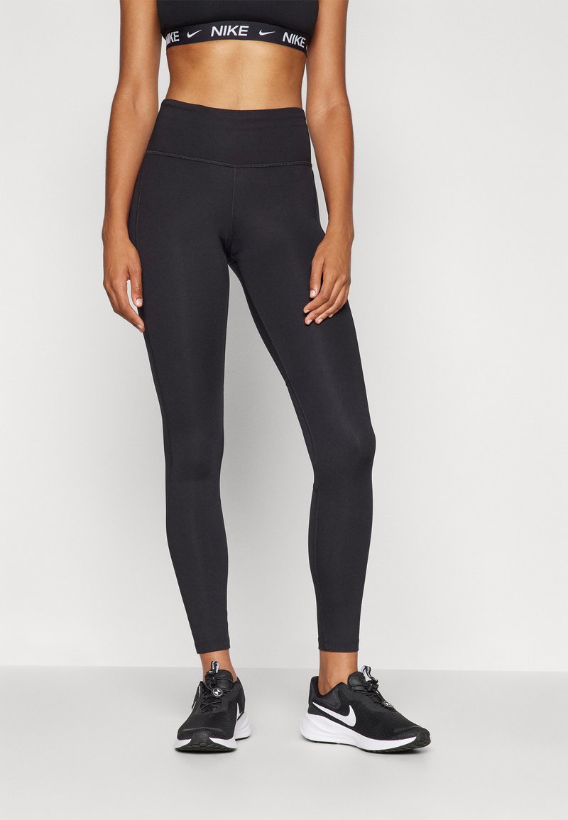 Nike Performance FAST 7/8 - Leggings - black/white