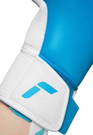 Reusch, TORWARTHANDSCHUHE FASTGRIP AQUA UNISEX - Goalkeeping gloves - white aqua blue