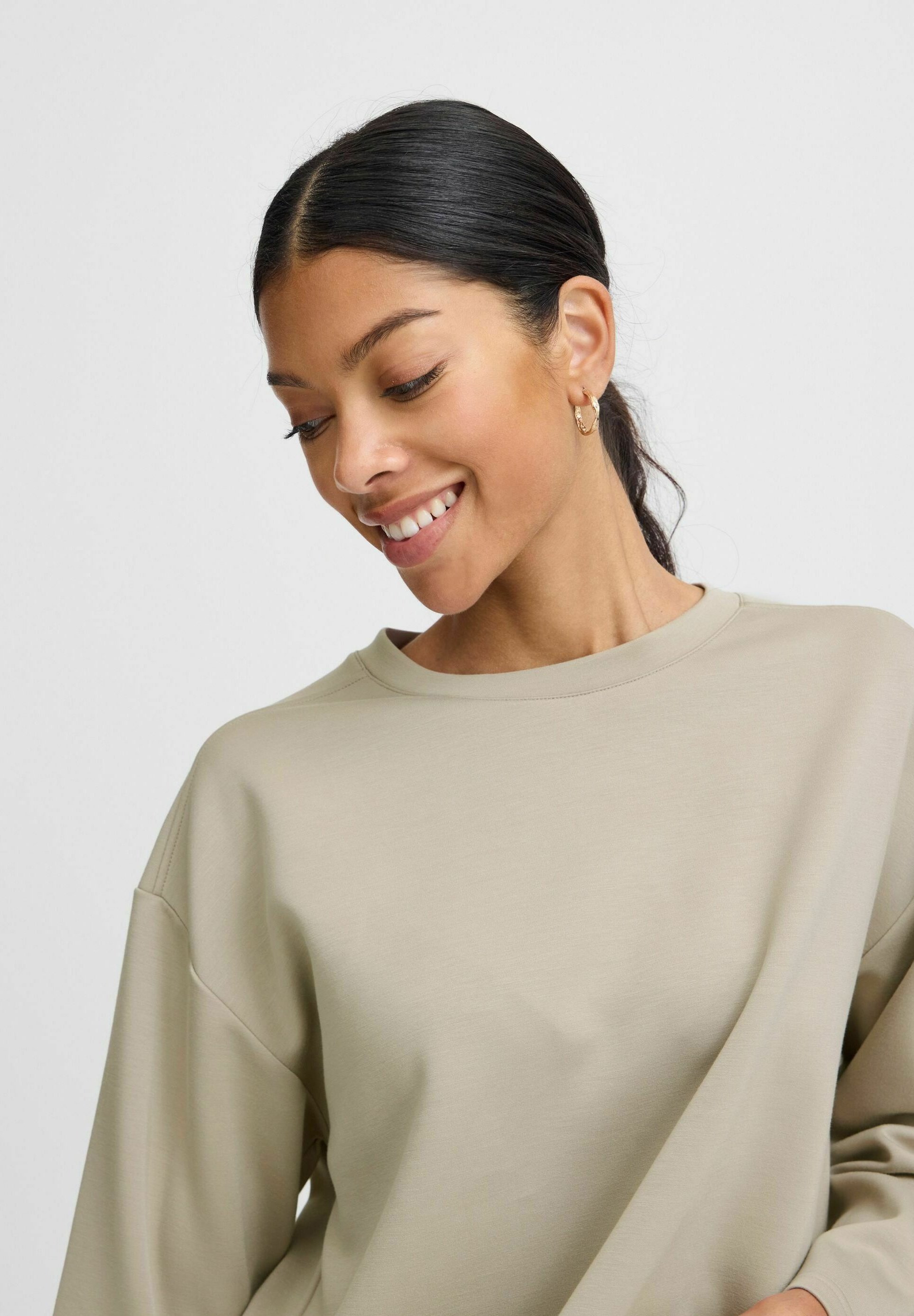 b.young BYPusti - Trui - string/grijs - Zalando.be