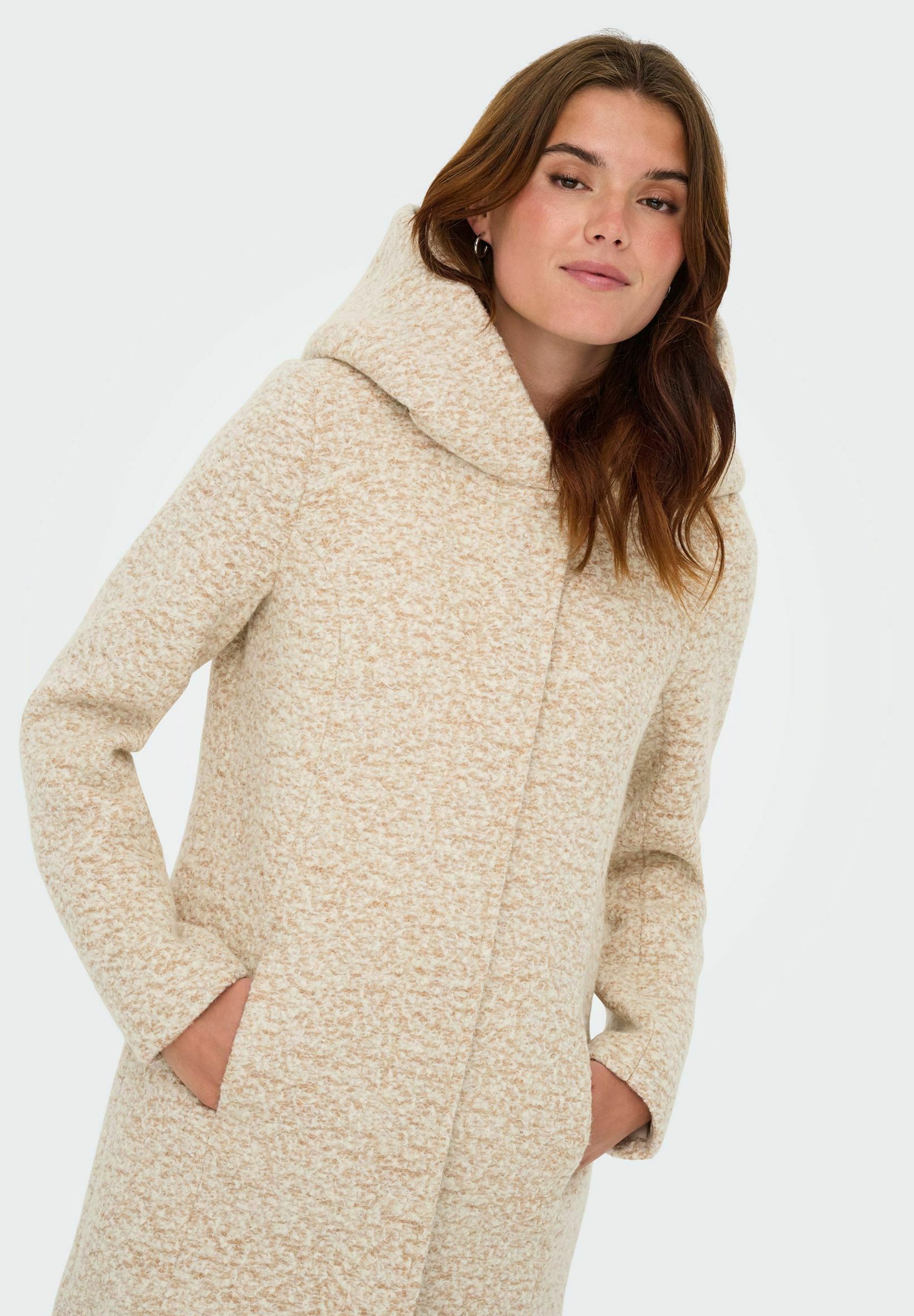 Veste Polaire Femme Fermeture éclair Complète - Manteau Court Chaud, Manches Longues, Col Montant - Pour Tous Les Jours