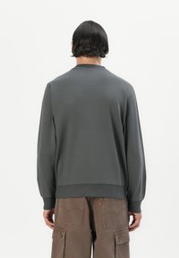 Jack & Jones PREMIUM JPRBLACHAD BRANDING CREW NECK - Sweatshirt - volcanic ash