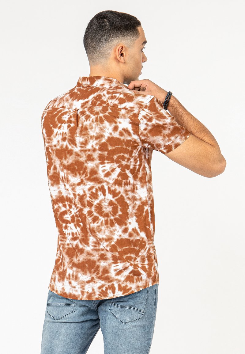 Herren Freizeithemden | Urban Surface MIT BATIK-PRINT Hemd brown/braun - AR18034 Herren Freizeithemden | Urban Surface MIT BATIK-PRINT Hemd brown/braun - AR18034