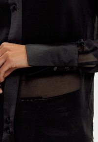 Next LONG SLEEVE SHEER - Pogājama blūze - black