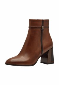 Tamaris Bottines à talons hauts - brown comb