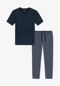 Non selezionato, blau gemustert