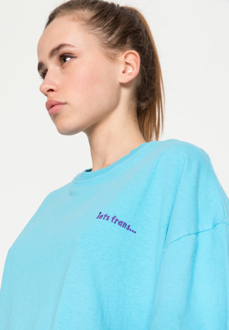 Damen T-Shirts | iets frans... TEE T-Shirt basic river blue/blau - DS68916 Damen T-Shirts | iets frans... TEE T-Shirt basic river blue/blau - DS68916