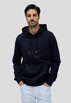 REGULAR - Kapuzenpullover - blau