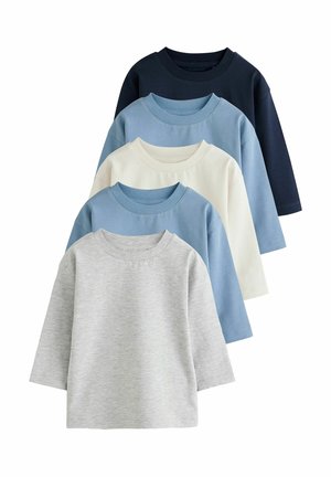 Next, REGULAR FIT - LONG SLEEVE T-SHIRTS 5 PACK . - Langarmshirt - blue navy