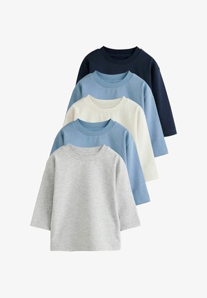 Next, REGULAR FIT - LONG SLEEVE T-SHIRTS 5 PACK . - Langarmshirt - blue navy