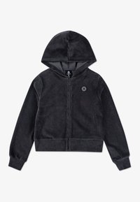 Converse FULL ZIP - Majica s kapuljačom i patentnim zatvaračem - dark matter