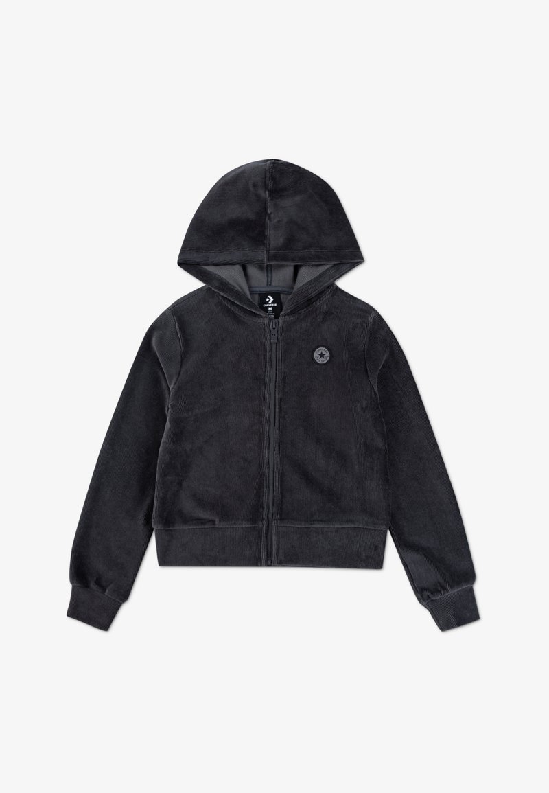 Converse FULL ZIP - Φούτερ με φερμουάρ - dark matter