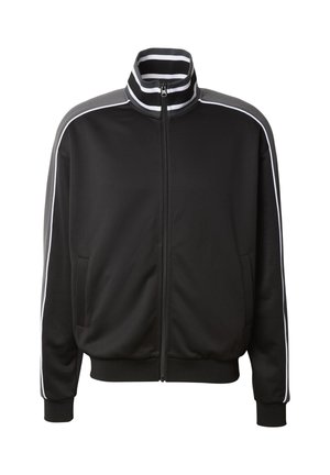 Urban Classics, INTERLOCK COLLEGE TRACKJACKET - Tréning dzseki - black