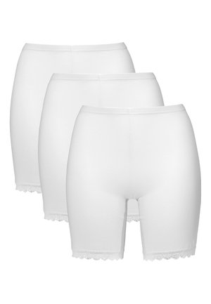LONG LEG  LACE AT BOTTOM  3 PACK - Shapewear - white