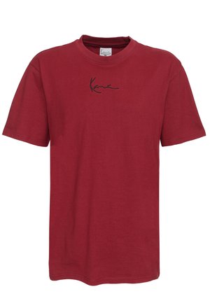 SMALL SIGNATURE ESSENTIAL TEE - T-shirt basique - red