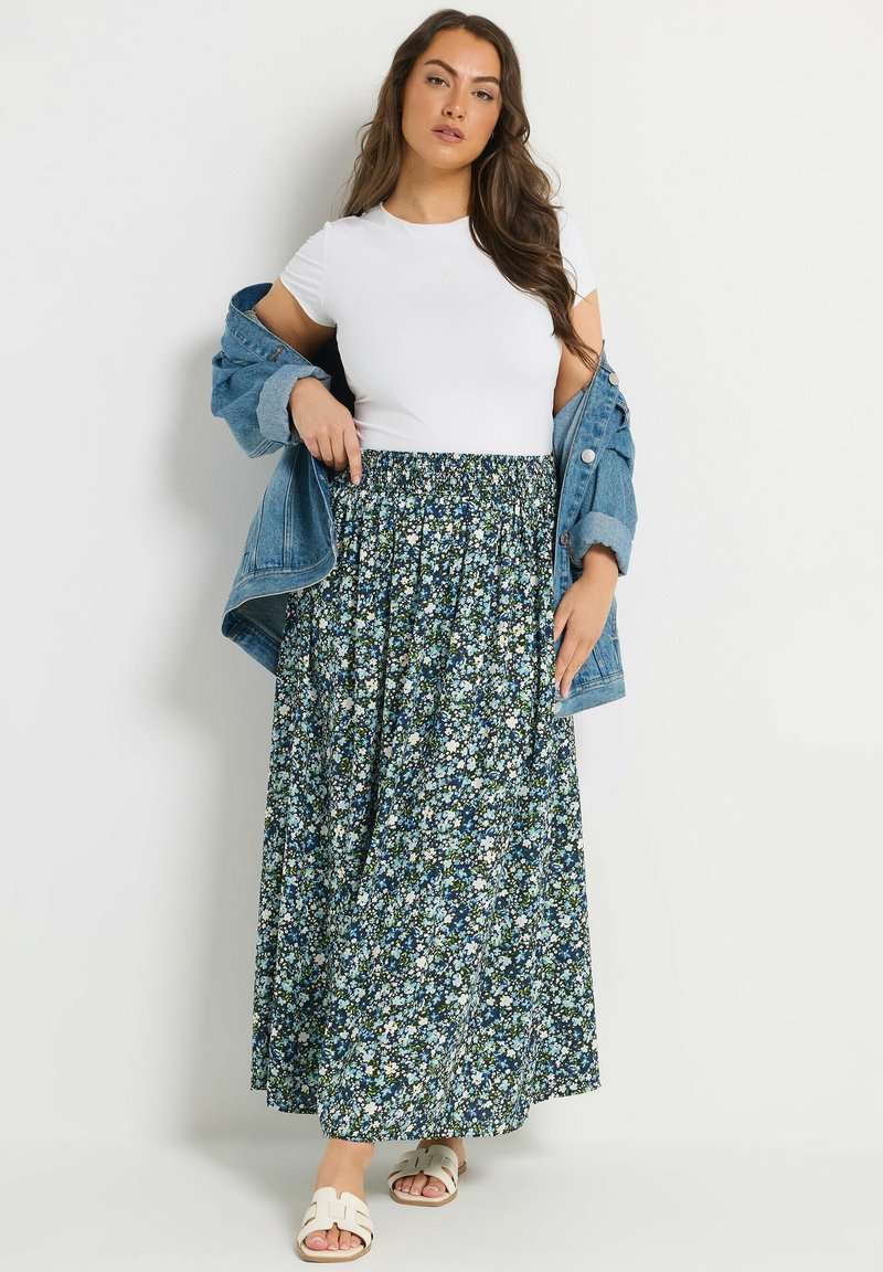 Pantalon femme en viscose ethnique avec taille élastiquée 'Deeluxe