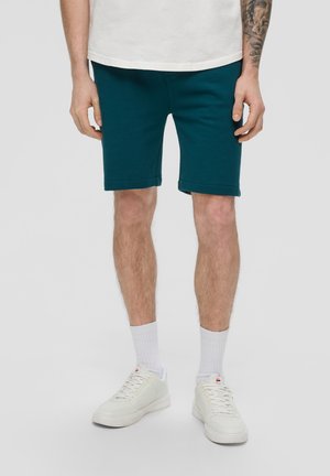 QS REGULAR MIT TUNNELZUG - Jogginghose - petrol