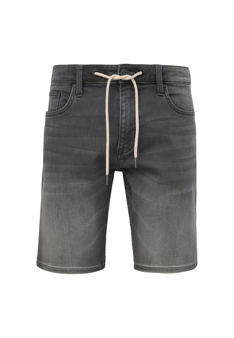 QS Jeansshort gebleekt denim/bleached denim