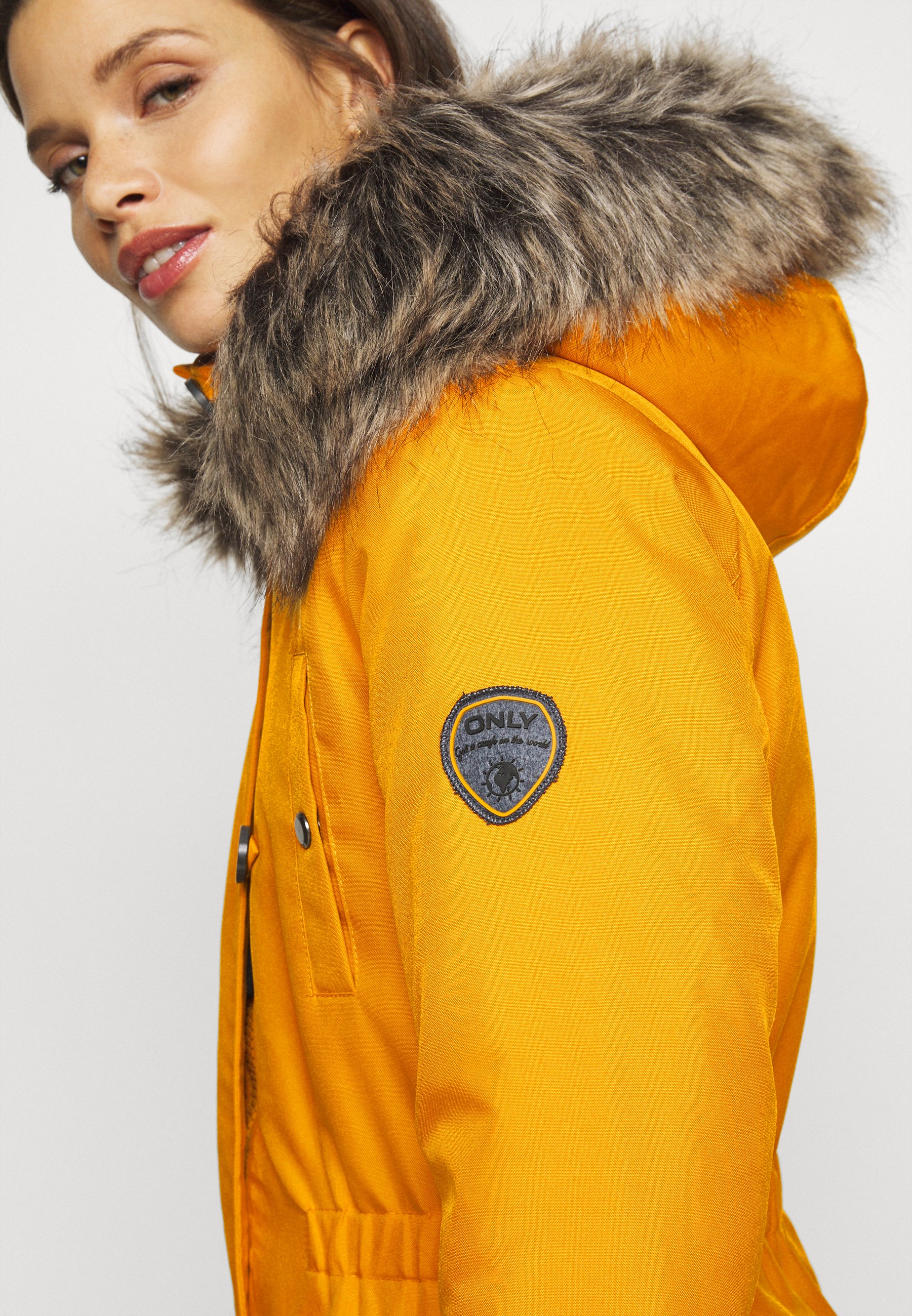 petite yellow coat