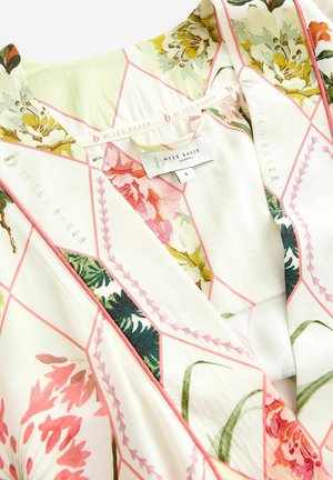 B by Ted Baker REGULAR FIT - FLORAL PRINT - Dressing gown - ecru