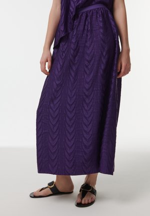 Falda larga - purple