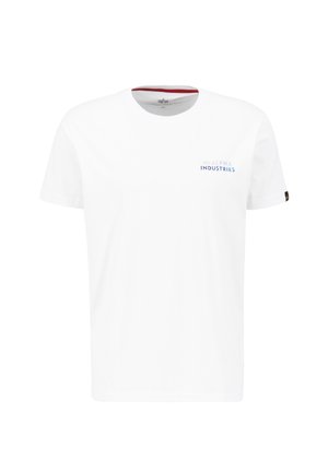 Alpha Industries, HOLOGRAPHIC  - T-shirts print - white