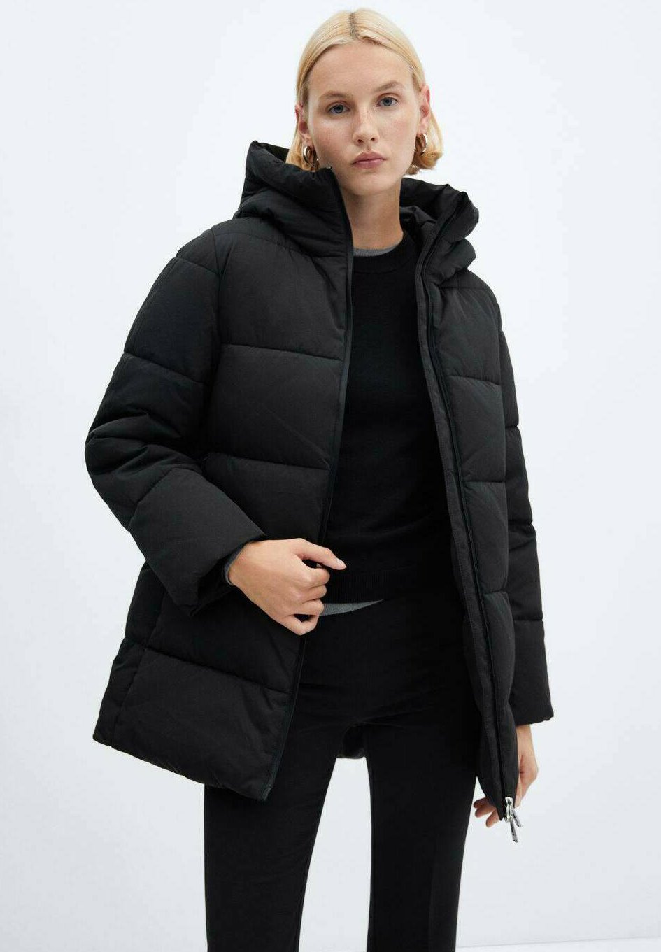 Mango TOKYO - Wintermantel - black/schwarz - Zalando.de 