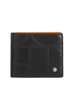 RFID IN PELLE, SENZA PORTAMONETE - Wallet - black orange