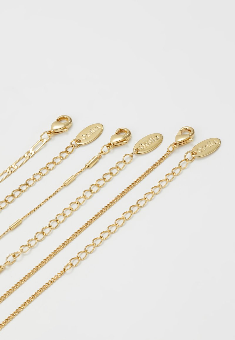 Damen Halsketten | Orelia OPEN CIRCLE CHAIN 3 PACK Halskette pale gold-coloured/goldfarben - AI17662 Damen Halsketten | Orelia OPEN CIRCLE CHAIN 3 PACK Halskette pale gold-coloured/goldfarben - AI17662