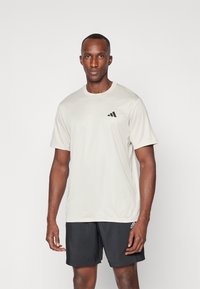 adidas Performance TRAIN ESSENTIALS - Sportfelső - alumina/black