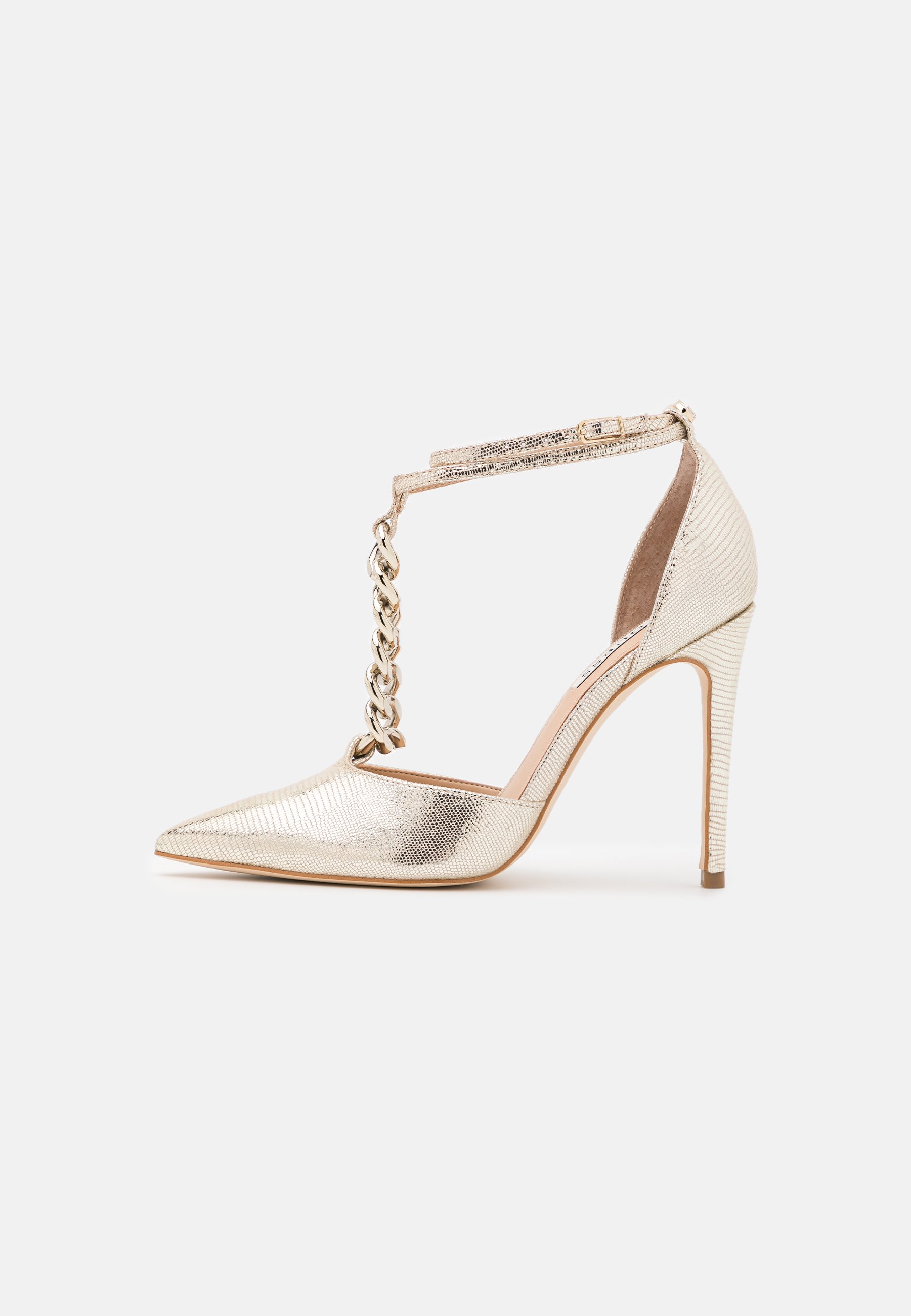 guess szpilki złote