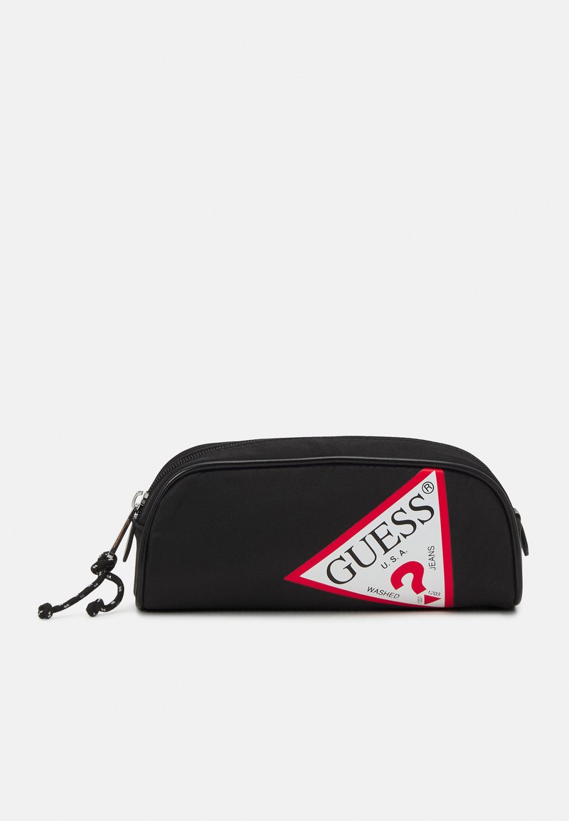 Guess PENCIL CASE UNISEX Pencil case jet black/black Zalando.co.uk
