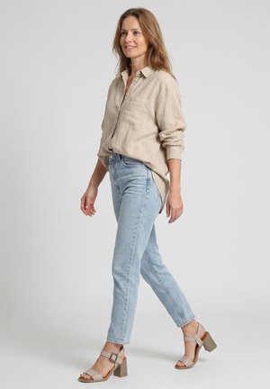VENEZIA, HIGH HEELED SANDALS - Sandaler - beige