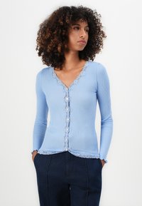 Rosemunde RWBABETTE V NECK CARDIGAN - Vesta na kopčanje - blue heaven
