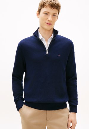 Tommy Hilfiger PIMA - Pullover - donker blau