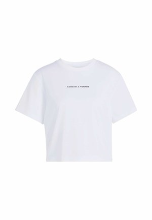adidas Performance, ADIDAS PERFORMANCE TENNIS CULTURE GRAPHIC T.SHIRT - Sports T-shirts - white