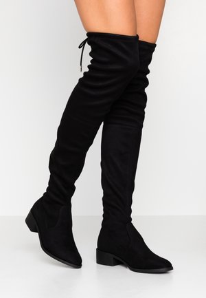 Overknee laarzen - black