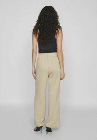 VILA MIT HIGH WAIST - Kalhoty - feather gray