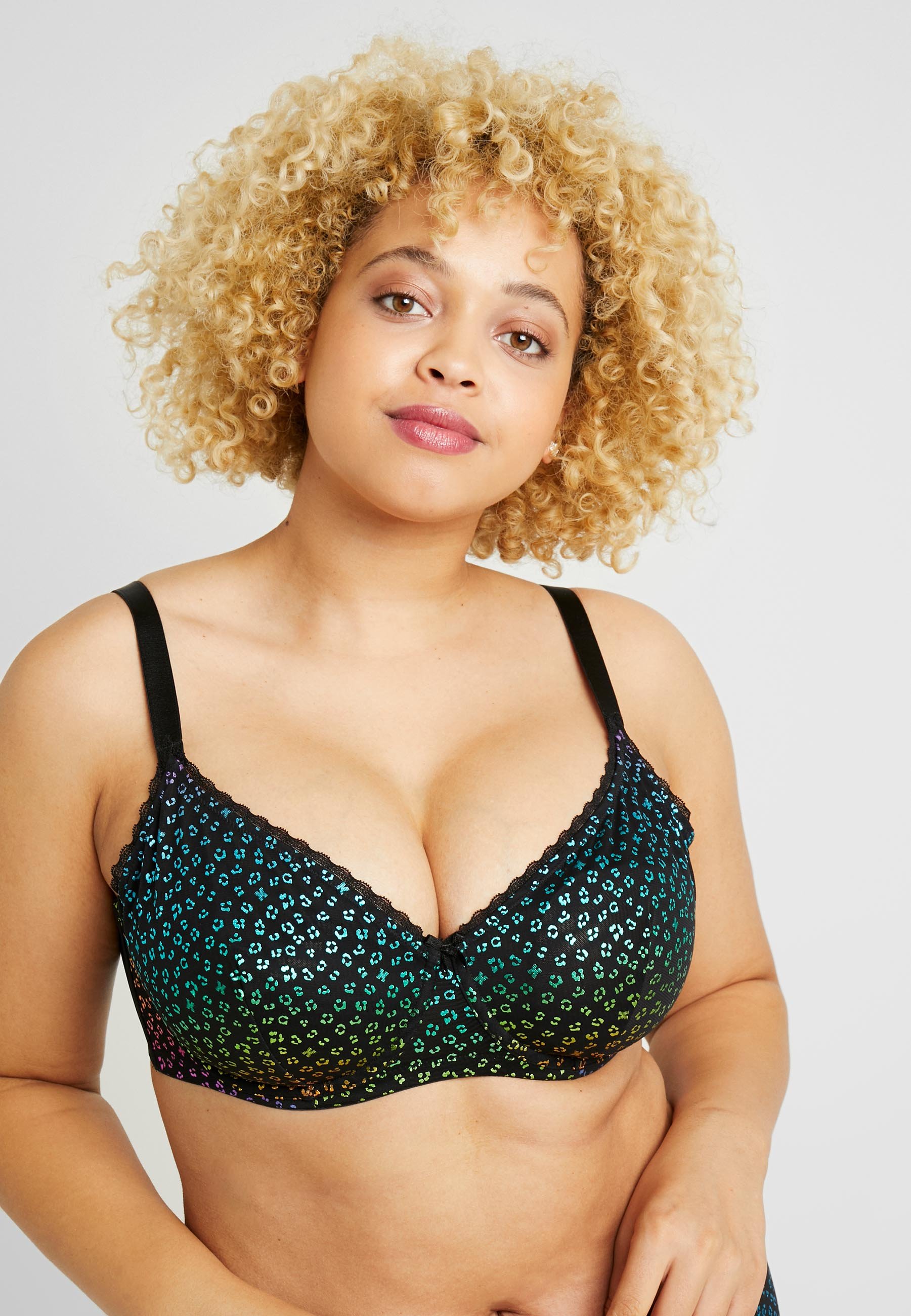 Savage X Fenty Plus Unlined Bra Underwired Bra Multi Coloured Black Multi Coloured Zalando Ie