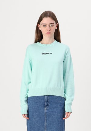 Karl Lagerfeld Jeans LOGO - Jumper - torquoise
