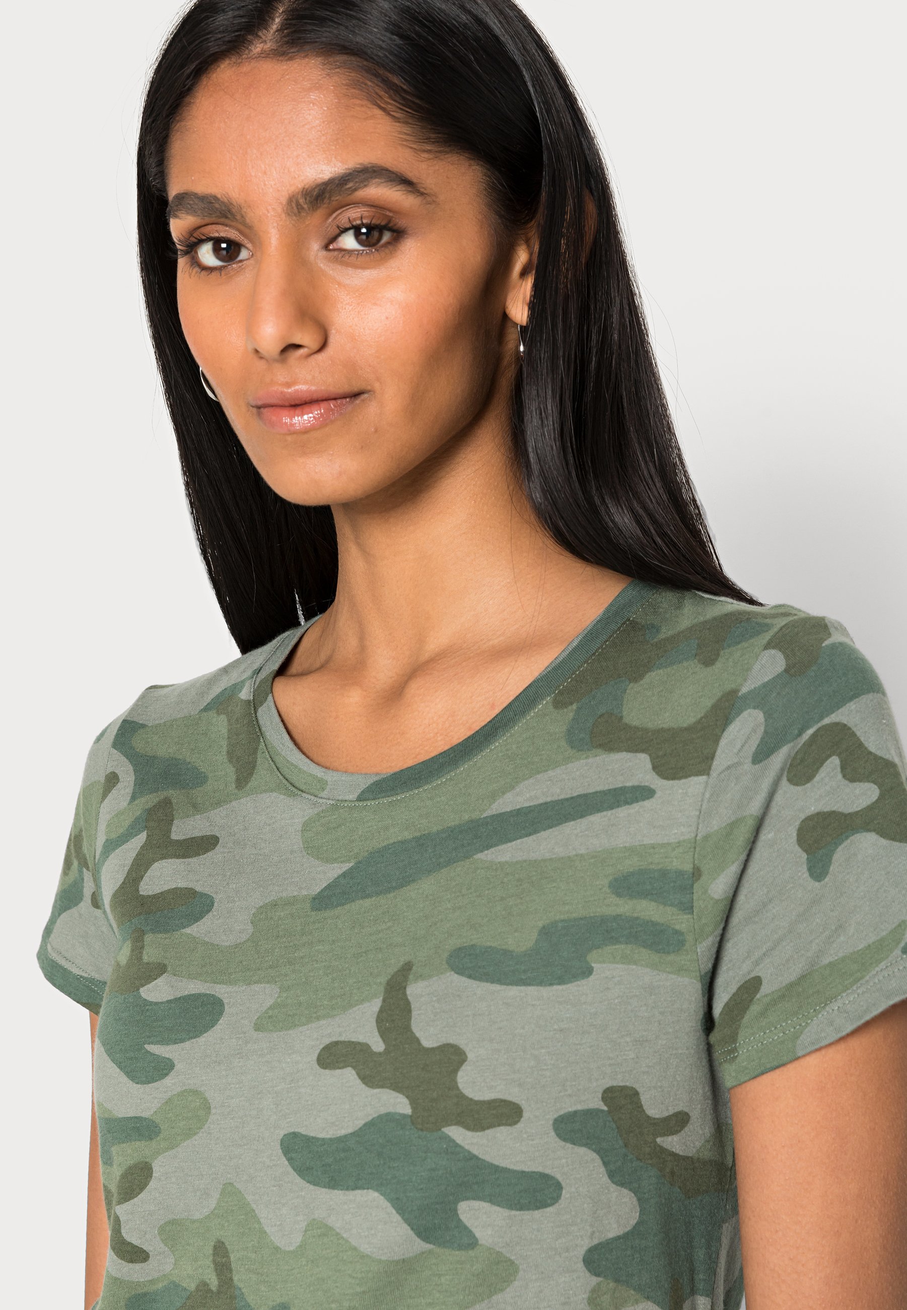 GAP FAV CREW - Print T-shirt - green 