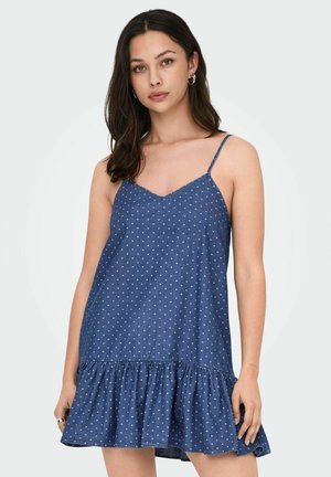 ONLNOVA KURZES - Rochie din denim - medium blue denim