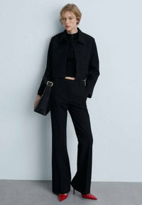 Mango Jachetă de vară - black