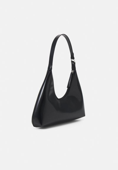 BY FAR AMBER SEMI PATENT - Handbag - black