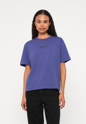 OUTLINE LOGO TEE - Tričko s potlačou - skipper blue