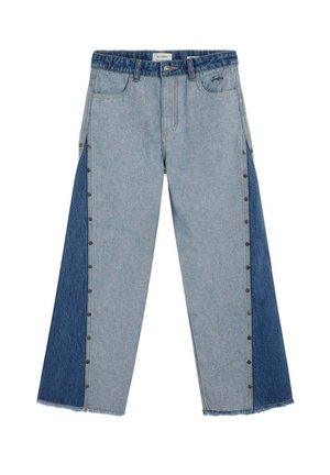 PANEL STUDS - Vaqueros rectos - denim
