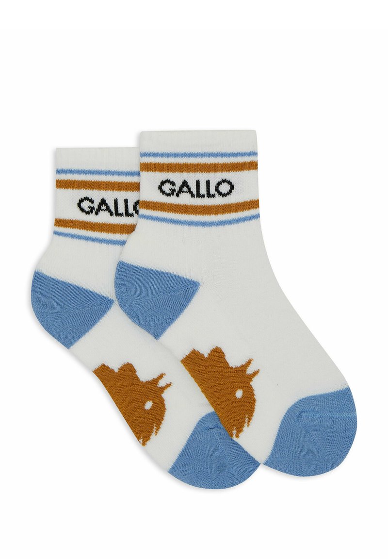 Gallo SHORT WITH STRIPES - Calze - bianco