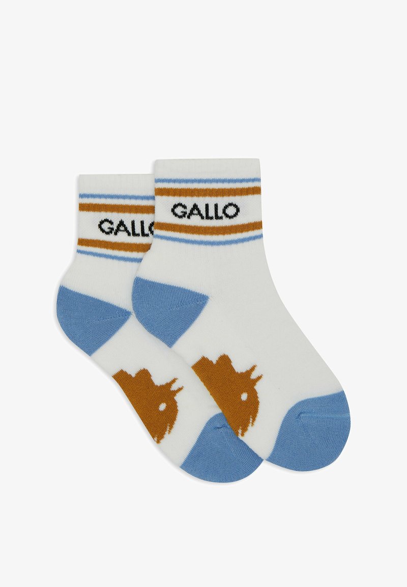 Gallo SHORT WITH STRIPES - Calze - bianco