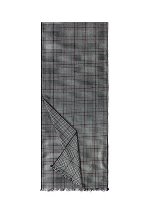 FINE CHECK - Scarf - black